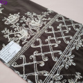 Hot sell High quality fancy all over bridal mesh lace french fabric embroidery